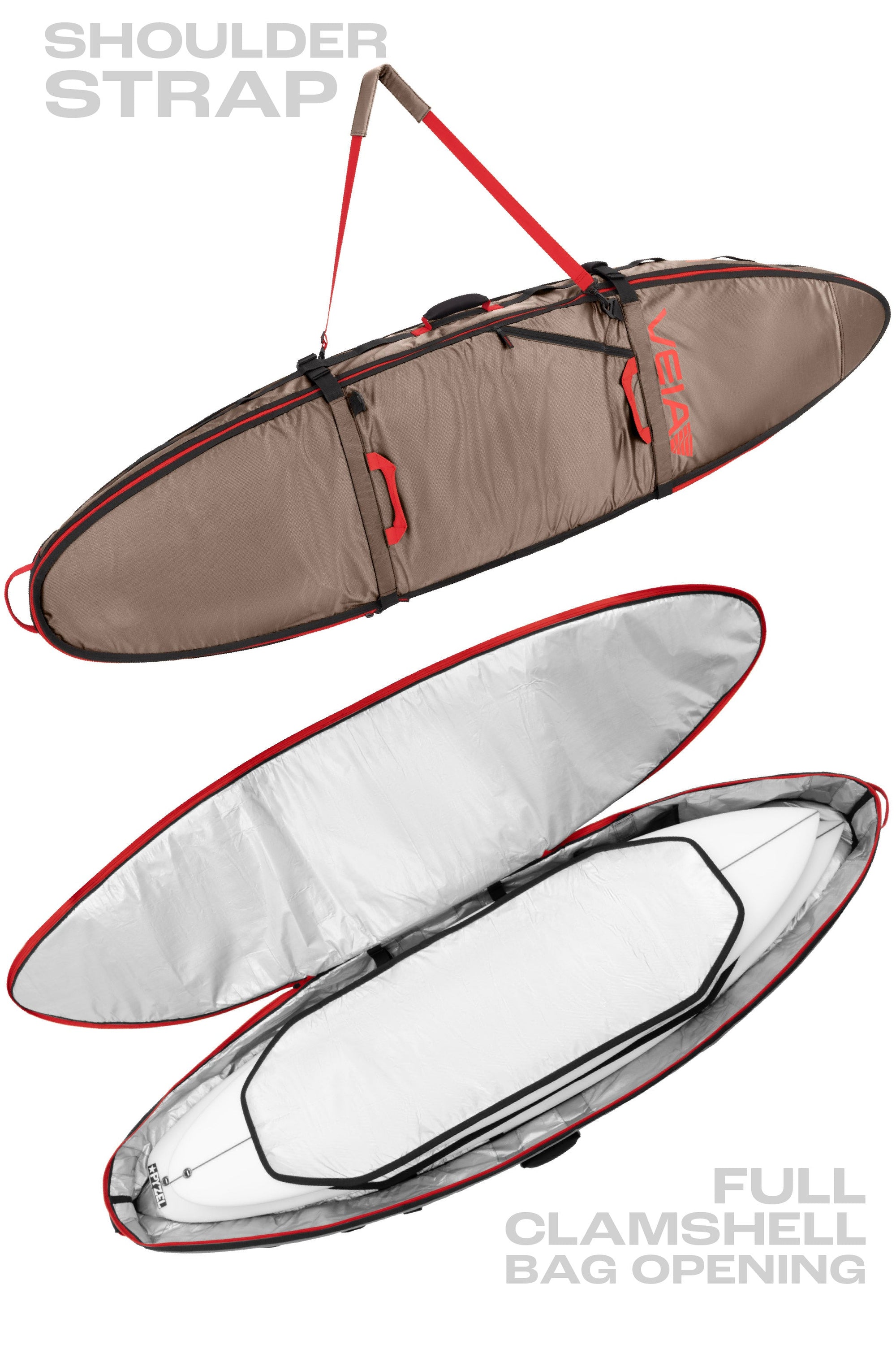 John John Florence 3/2 Board Travel Bag - Coyote