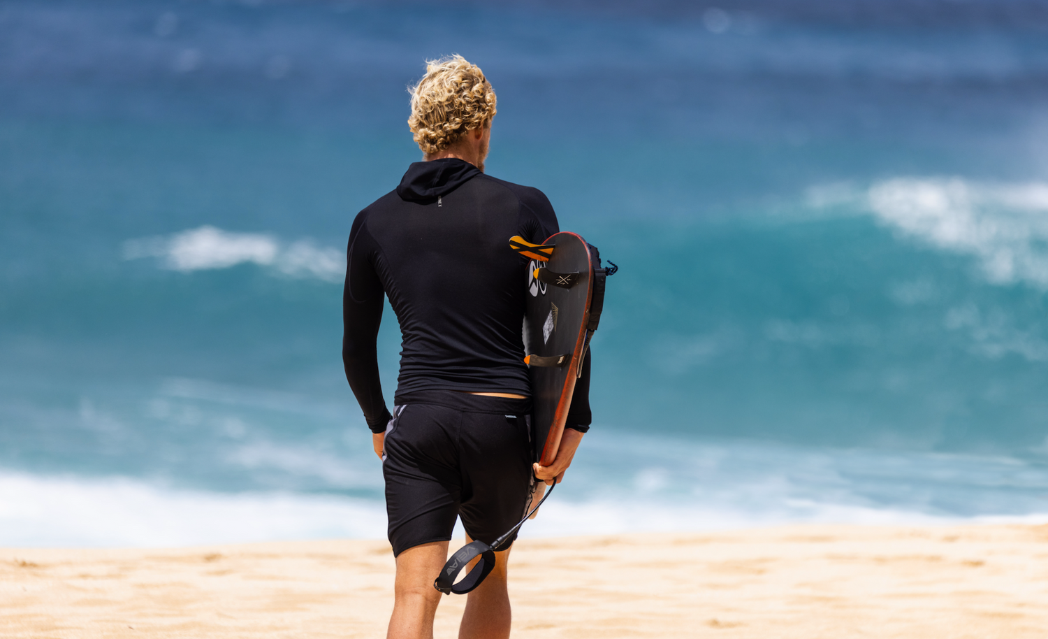 John John Florence surfing Log Cabins with the JJF Pro 6' Leash by VEIA