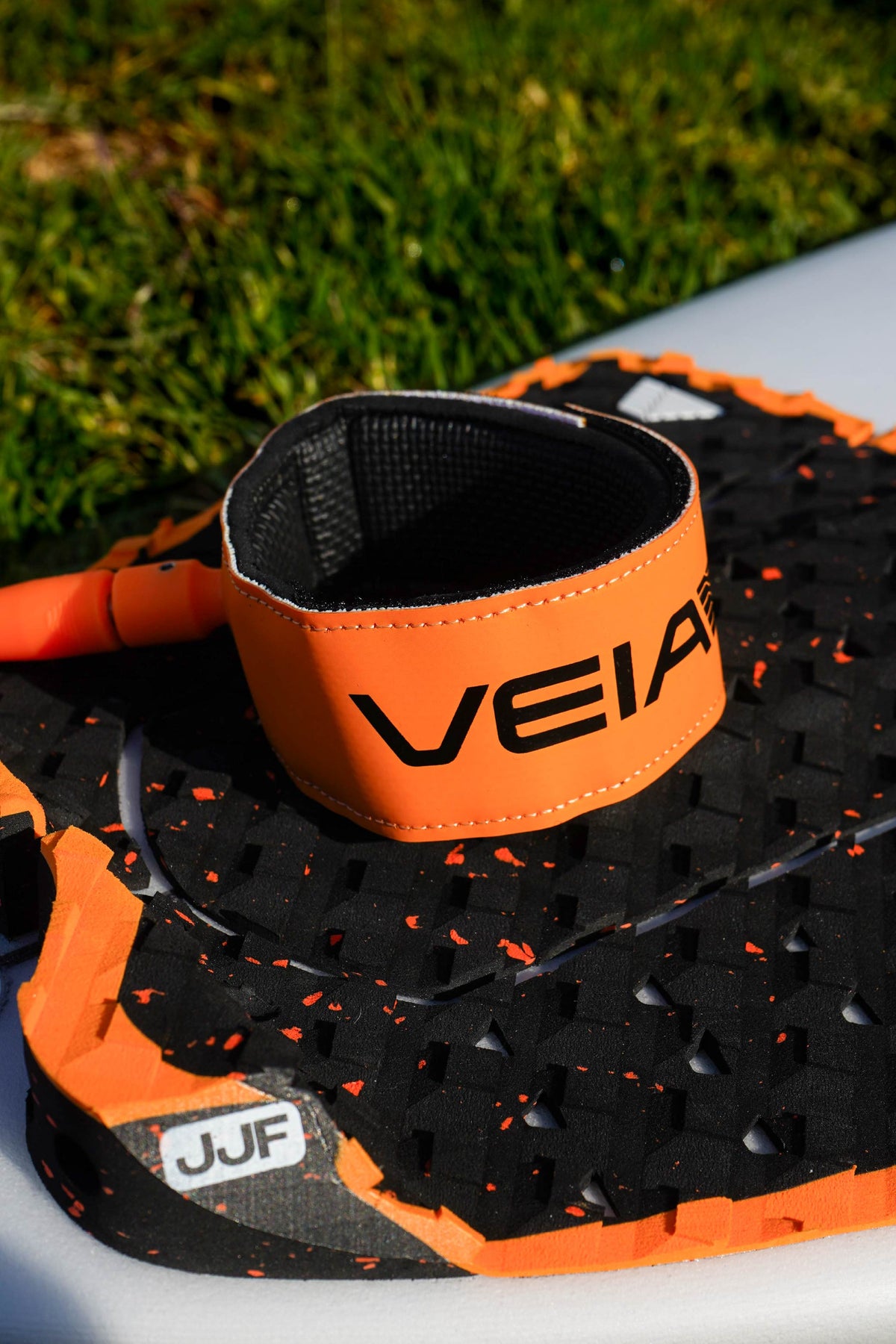 JJF Pro 5'6" Comp Leash - Hi Vis Orange